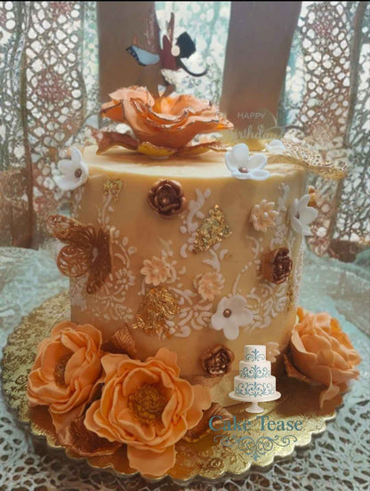 GÂTEAU D'ANNIVERSAIRE THEME FILLE