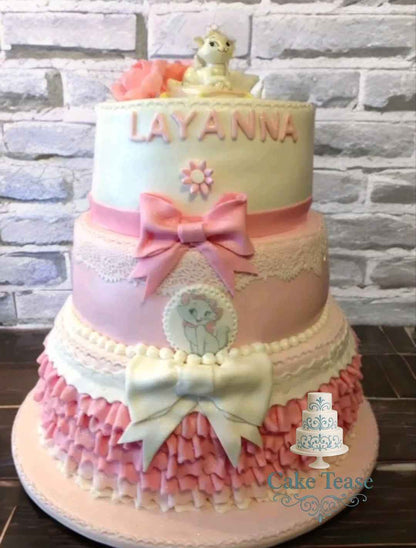 Gâteau d'anniversaire Disney Fille - Fête magique et personnalisable