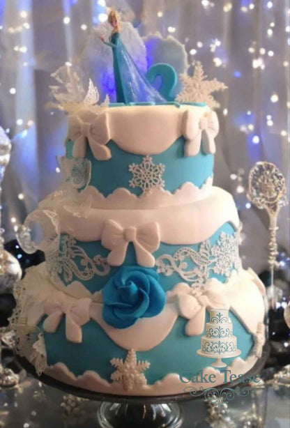 Gâteau d'anniversaire Disney Fille - Fête magique et personnalisable