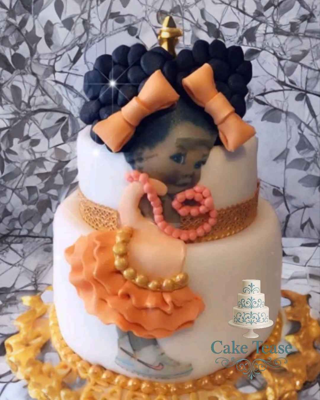 GÂTEAU D'ANNIVERSAIRE THEME FILLE