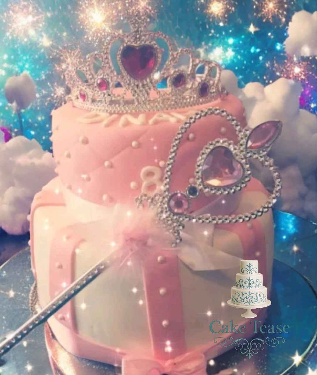 GÂTEAU D'ANNIVERSAIRE THEME FILLE