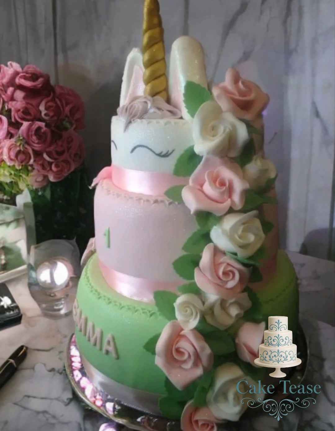 GÂTEAU D'ANNIVERSAIRE THEME FILLE