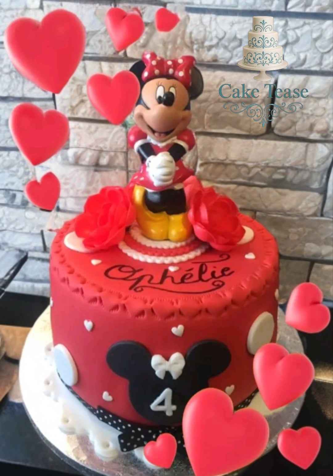 Gâteau d'anniversaire Disney Fille - Fête magique et personnalisable