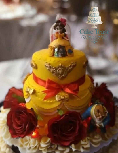 Gâteau d'anniversaire Disney Fille - Fête magique et personnalisable