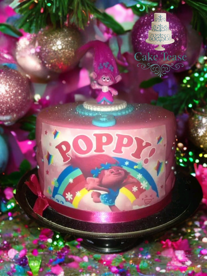 GÂTEAU D'ANNIVERSAIRE THEME FILLE