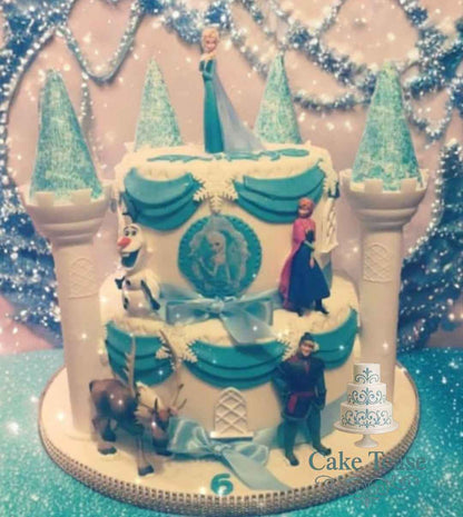Gâteau d'anniversaire Disney Fille - Fête magique et personnalisable