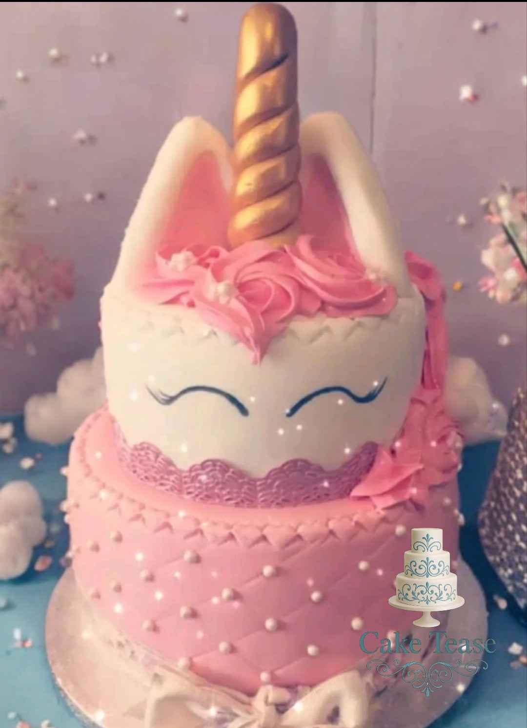GÂTEAU D'ANNIVERSAIRE THEME FILLE