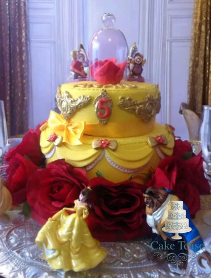 Gâteau d'anniversaire Disney Fille - Fête magique et personnalisable