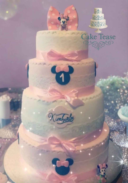 Gâteau d'anniversaire Disney Fille - Fête magique et personnalisable